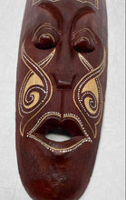 Load image into Gallery viewer, Dark Brown Wooden Handcrafted Giraffe Design Home Wall Hanging Decorative Mask
