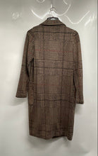 Load image into Gallery viewer, Express Womens Multicolor Plaid Knitted Long Sleeve Pockets Car Overcoat Size XS

