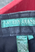 Load image into Gallery viewer, Lauren Jeans Co. Womens Black Denim Stretch Pockets Straight Leg Jeans Size 10
