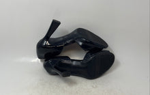 Load image into Gallery viewer, Naturalizer Womens Black Patent Leather Peep Toe High D'Orsay Heels Size 9.5
