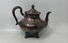 Load image into Gallery viewer, Reed &amp; Barton Regent 5605 Silver-Tone Ornate Handle And Footed Lidded Coffee Pot
