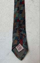 Load image into Gallery viewer, Cantini Mens Multicolor Geometric Diamond Silk Adjustable Designer Tie

