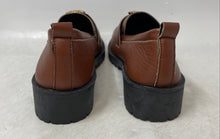 Load image into Gallery viewer, Unbranded Womens Brown Leather Round Toe Slip-On Loafer Shoes Size EUR 36
