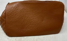 Load image into Gallery viewer, Borse In Pelle Womens Brown Chevron Quilted Leather Bucket &amp; Drawstring Bag
