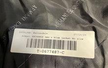 Load image into Gallery viewer, Armani Exchange Mens Blue Pockets Notch Lapel Two-Button Blazer Jacket No Size
