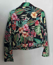 Load image into Gallery viewer, Zara TRF Womens Multicolor Floral Long Sleeve Button Front Jacket Size M
