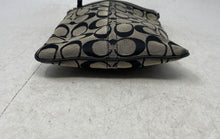 Load image into Gallery viewer, Coach Womens Gray Black Signature Canvas Penelope Shoulder Crossbody Bag
