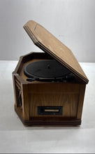 Load image into Gallery viewer, Vintage Emerson NR303TT Brown Portable 4-In-1 Stereo System Turntable Not Tested
