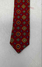 Load image into Gallery viewer, Guy Laroche Mens Red Geometric Adjustable Designer Formal Neckwear Pointed Tie
