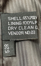 Load image into Gallery viewer, Vittorio St. Angelo Mens Gray Pinstripe Sleeveless Button Front Suit Vest Sz 52R
