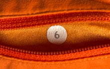 Load image into Gallery viewer, Lululemon Womens Orange Speed Up High-Rise Activewear Athletic Shorts Size 6
