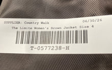Load image into Gallery viewer, The Limited Collection Womens Brown Long Sleeve Pockets One-Button Blazer Size 4
