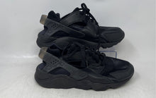 Load image into Gallery viewer, Nike Mens Air Huarache Black Leather Round Toe Lace-Up Sneaker Shoes Size 9
