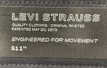 Load image into Gallery viewer, Levi Strauss &amp; Co. Mens Black Flat Front Belt Loops Chino Pants Sz 38/32 W/Tags
