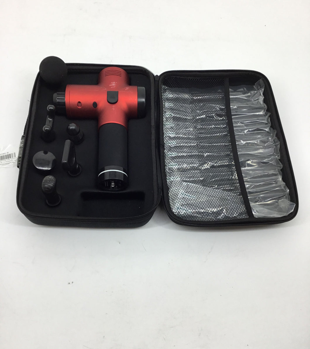 Licrown Portable Compact Red Handheld Massage Gun Not Tested
