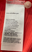 Load image into Gallery viewer, Calvin Klein Mens Red Cotton Collared Pockets Short Sleeve Polo Shirt Size XL
