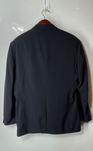 Load image into Gallery viewer, Hugo Boss Mens Navy Blue Striped Long Sleeve Three-Button Blazer Size 42R
