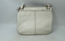 Load image into Gallery viewer, Fossil Womens White Inner Pockets Adjustable Strap Shoulder Crossbody Handbag
