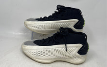 Load image into Gallery viewer, Adidas Mens AE 1 Black White Round Toe Lace-Up Sneaker Shoes Size 6
