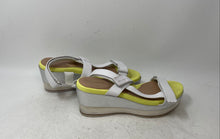 Load image into Gallery viewer, Grand Ambition Cole Haan Womens Ayer Yellow White Platform Sandals Size 8
