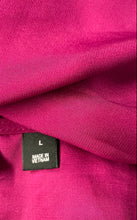 Load image into Gallery viewer, 7th Avenue Design Studio New York &amp; Co Womens Purple V-Neck Blouse Top Size L
