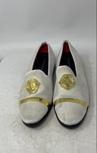 Load image into Gallery viewer, Elanroman Mens C1493W White Velvet Slip-On Loafer Shoes Size EUR 40

