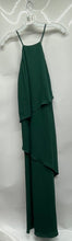 Load image into Gallery viewer, David's Bridal Womens Green Lounced Crinkle Spaghetti Strap Maxi Dress Size 4
