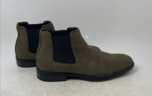 Load image into Gallery viewer, Madden Mens Maxxin Olive Green Faux Suede Pull-On Ankle Chelsea Boots Size 9
