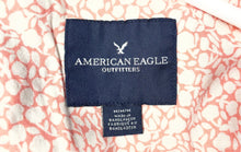 Load image into Gallery viewer, American Eagle Outfitters Mens Pink White Printed Button-Up Shirt Size Medium
