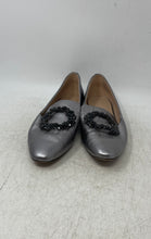 Load image into Gallery viewer, Karl Lagerfeld Womens Noor Silver Black Casual Loafer Shoes Size US 5M EUR 35
