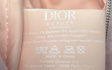 Load image into Gallery viewer, Christian Dior Beauty Womens Pink Embroidered Logo Zip Top Cosmetic Bag Stained
