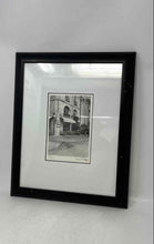 Load image into Gallery viewer, Black White Titled Paris Cafe Wall Art Framed Photo Print By Artist Connie Begg
