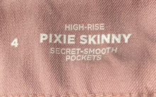 Load image into Gallery viewer, Old Navy Womens Pixie Pink Flat Front High Rise Skinny Leg Ankle Pants Size 4
