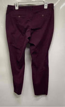 Load image into Gallery viewer, Gap Womens Purple Flat Front Slim City Skinny Leg Ankle Pants Size 14
