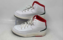 Load image into Gallery viewer, Nike Unisex Kids Air Jordan 2 DQ8564-101 White And Red Sneakers Shoes Size 2Y
