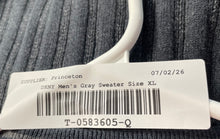 Load image into Gallery viewer, DKNY Mens Gray Ribbed Knit Long Sleeve Quarter Zip Pullover Sweater Size XL
