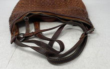 Load image into Gallery viewer, Vilenca Holland Womens Brown Inner Pockets Zipper Shoulder Hobo Handbag
