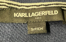 Load image into Gallery viewer, Karl Lagerfeld Mens Blue Short Sleeve Collared Polo Shirt Size Small
