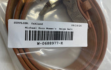 Load image into Gallery viewer, Michael Kors Womens 553734 Beige Brown Monogram Adjustable Fashion Belt Size M
