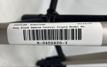 Load image into Gallery viewer, Sony VCT-D680RM Black Silver Adjustable Legs Remote Control Tripod Not Tested
