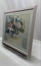 Load image into Gallery viewer, Daylilies Matted Framed Table Top Still Life Floral Signed Wall Decor Art Print
