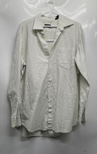 Load image into Gallery viewer, Hugo Boss Mens Off-White Cotton Printed Long Sleeve Dress Shirt Size 16.5
