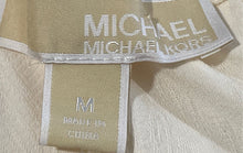 Load image into Gallery viewer, Michael Kors Womens Beige Leaf Print Off-The-Shoulder Blouse Top Size M
