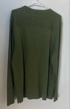 Load image into Gallery viewer, Banana Republic Mens Green Long Sleeve Crew Neck Pullover Sweater Size Large
