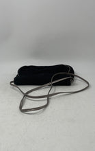 Load image into Gallery viewer, Charles Jourdan Womens Black Silver-Tone Inner Pockets Flap Crossbody Bag
