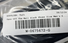 Load image into Gallery viewer, Vans Unisex Off The Wall 500714 Black Low Top Sneaker Shoes Size M 6.5 W 8

