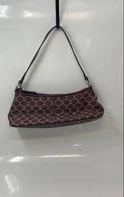 Load image into Gallery viewer, Nine West Womens Maroon And Beige Zipper Keychain Shoulder Bag Purse With Tags
