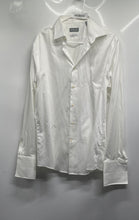 Load image into Gallery viewer, Michael Kors Mens White Long Sleeve Regular Fit Stretch Dress Shirt Size 16 1/2
