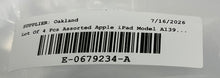 Load image into Gallery viewer, Lot Of 4 Pcs Assorted Apple iPad 2 Model A1395 Tablets Not Tested For Parts

