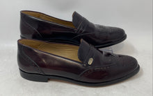 Load image into Gallery viewer, Guante Mens Brown Leather Slip-On Wingtip Formal Loafer Shoes Size 7.5
